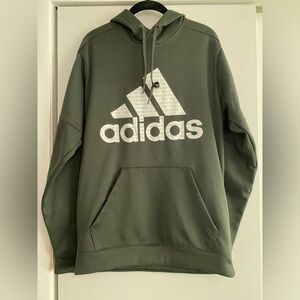 Adidas Men's Green Climawarm Hoodie